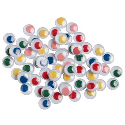 Image for COLORIFIC ROUND MOVING EYES COLOURED PACK 100 from OFFICE NATIONAL CANNING VALE