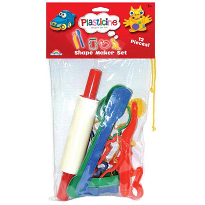 Image for COLORIFIC PLASTICINE SHAPEMAKER SET ASSORTED PACK 12 from OFFICE NATIONAL CANNING VALE