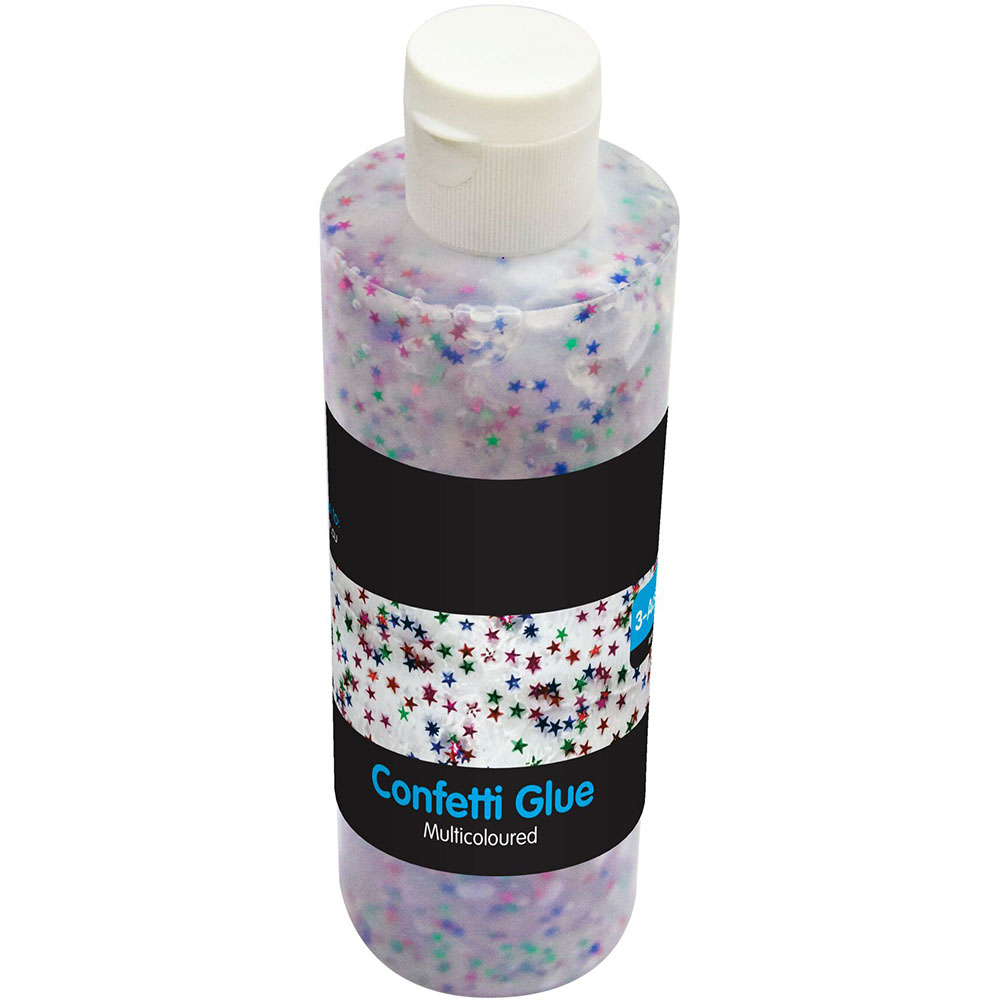 Image for COLORIFIC CONFETTI GLUE MULTICOLOURED 250ML from OFFICE NATIONAL CANNING VALE