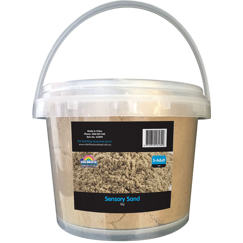 Image for COLORIFIC SENSORY SAND NATURAL TUB 5KG from OFFICE NATIONAL CANNING VALE