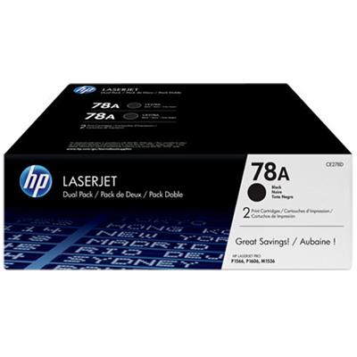 Image for HP CE278AD 78A TONER CARTRIDGE BLACK TWIN PACK from Aztec Office National Melbourne