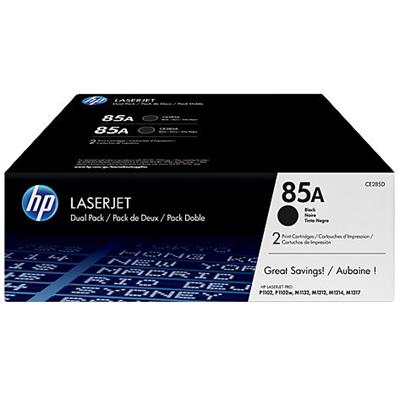 Image for HP CE285AD 85A TONER CARTRIDGE BLACK TWIN PACK from Aztec Office National