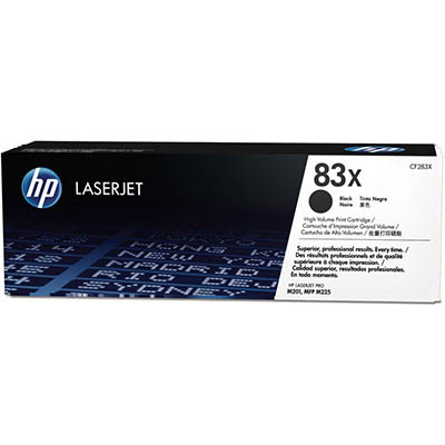 Image for HP CF283X 83X TONER CARTRIDGE HIGH YIELD BLACK from Office National