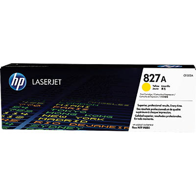 Image for HP CF302A 827A TONER CARTRIDGE YELLOW from Two Bays Office National