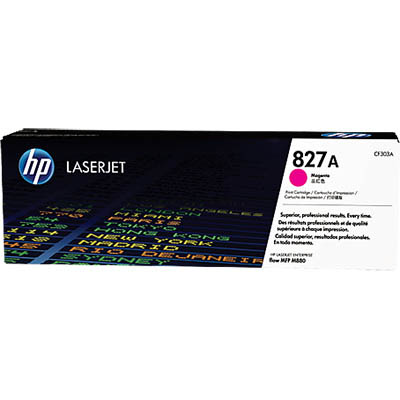 Image for HP CF303A 827A TONER CARTRIDGE MAGENTA from Connelly's Office National