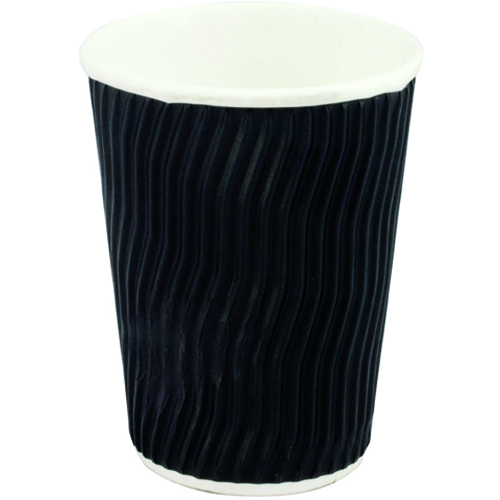 Image for CAPRI COOLWAVE CUP 8OZ BLACK CARTON 500 from Angletons Office National