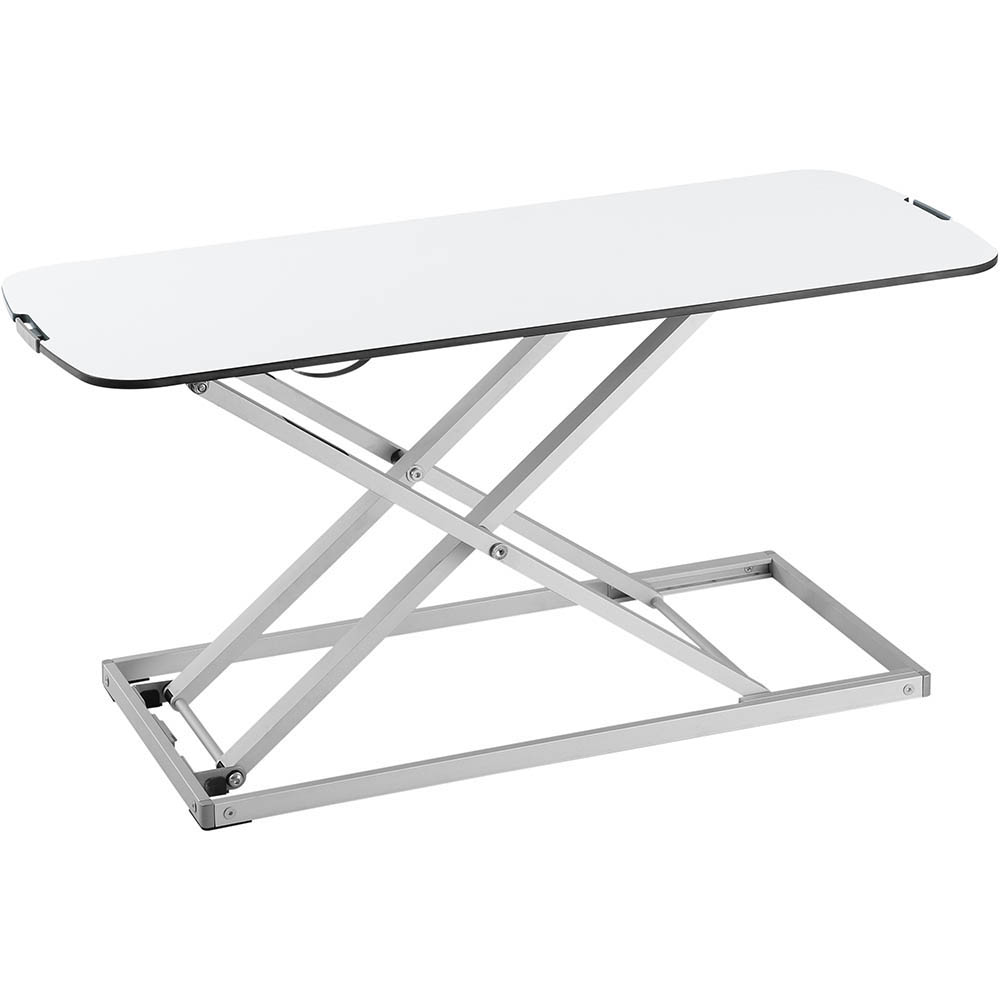 Image for ERGOVIDA ULTRA SLIM HEIGHT ADJUSTABLE LAP TOP RISER WHITE from Two Bays Office National