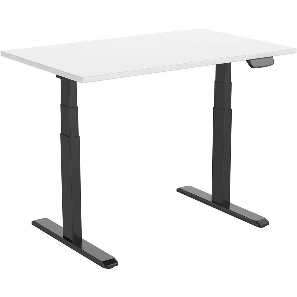 Image for ERGOVIDA EED-623D ELECTRIC SIT-STAND DESK 1500 X 750MM BLACK/WHITE from Surry Office National