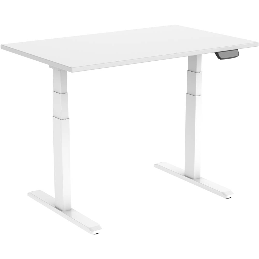 Image for ERGOVIDA EED-623D ELECTRIC SIT-STAND DESK 1500 X 750MM WHITE/WHITE from Aztec Office National
