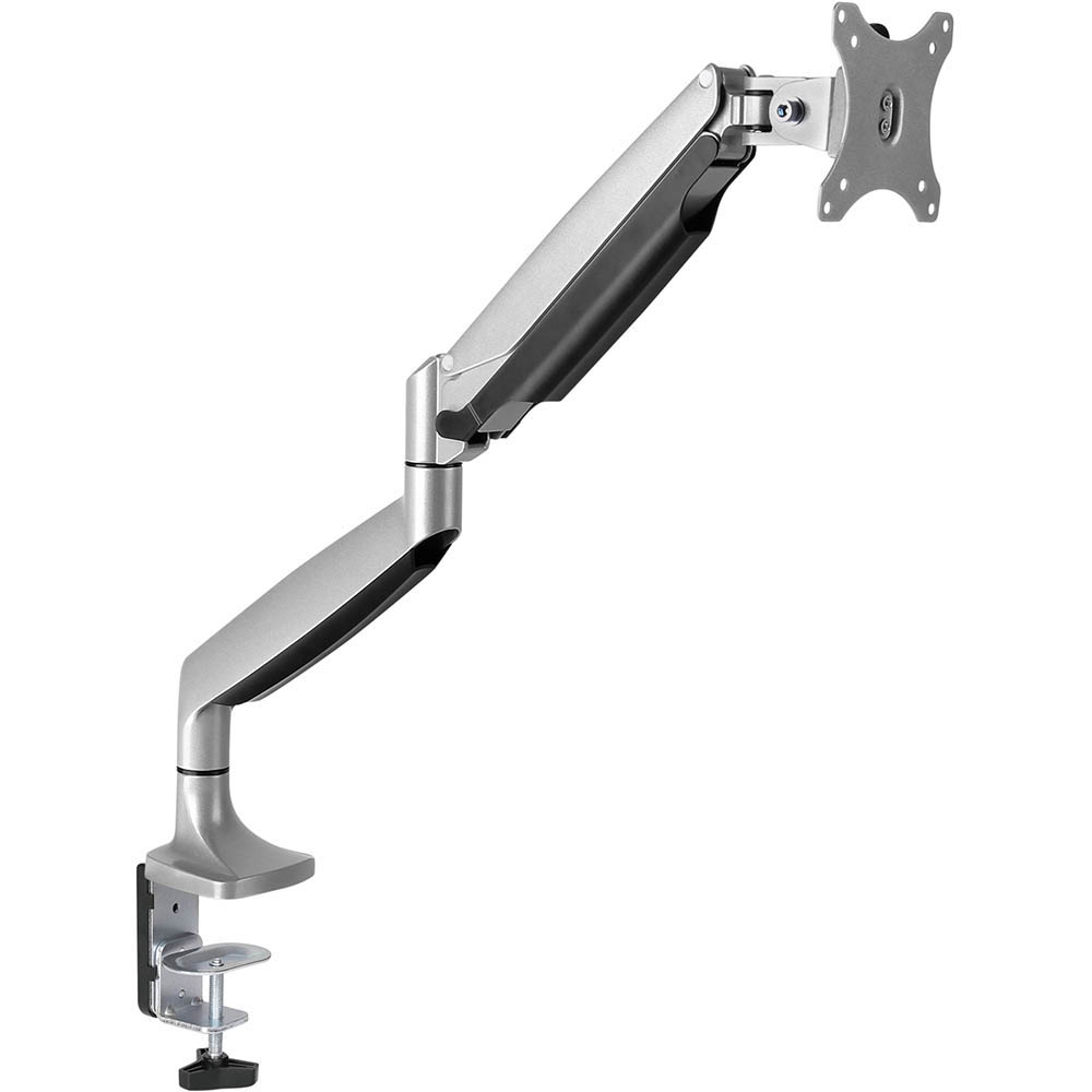 Image for ERGOVIDA SINGLE MONITOR ARM GAS SPRING MONITOR SILVER from OFFICE NATIONAL CANNING VALE