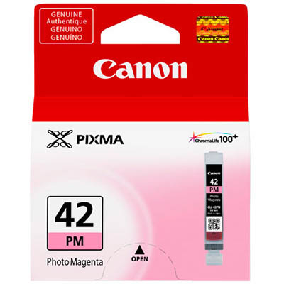 Image for CANON CLI42 INK CARTRIDGE PHOTO MAGENTA from Complete Stationery Office National (Devonport & Burnie)