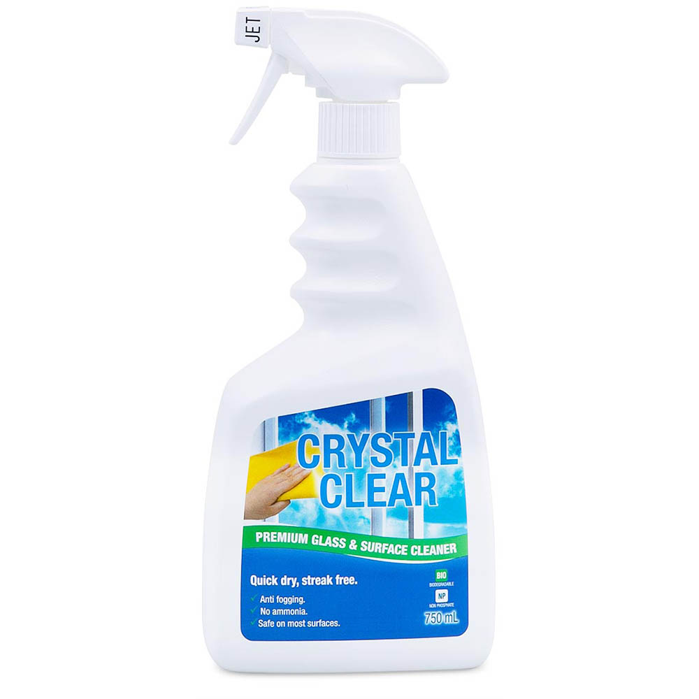 Image for CLEAN PLUS CRYSTAL CLEAR PREMIUM WINDOW CLEANER 750ML CARTON 12 from Office National Barossa