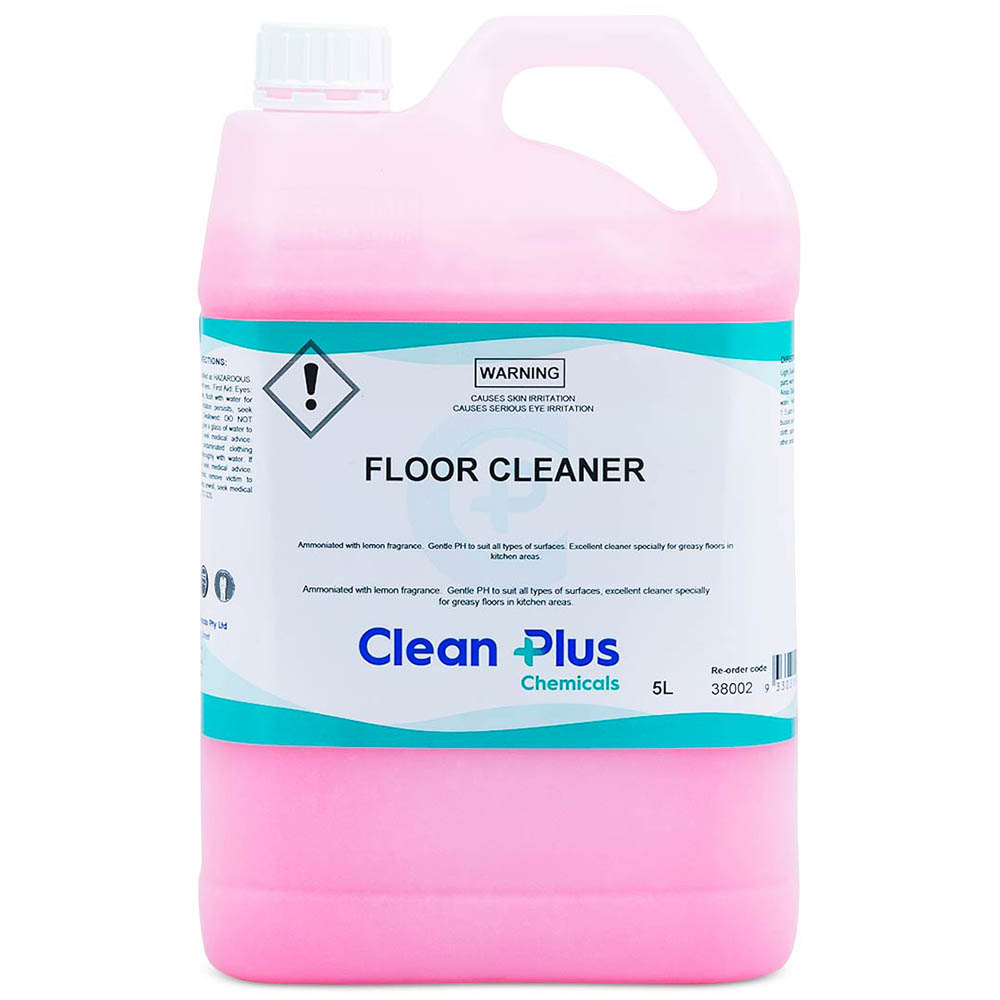 Image for CLEAN PLUS FLOOR CLEANER 5 LITRE CARTON 3 from PaperChase Office National