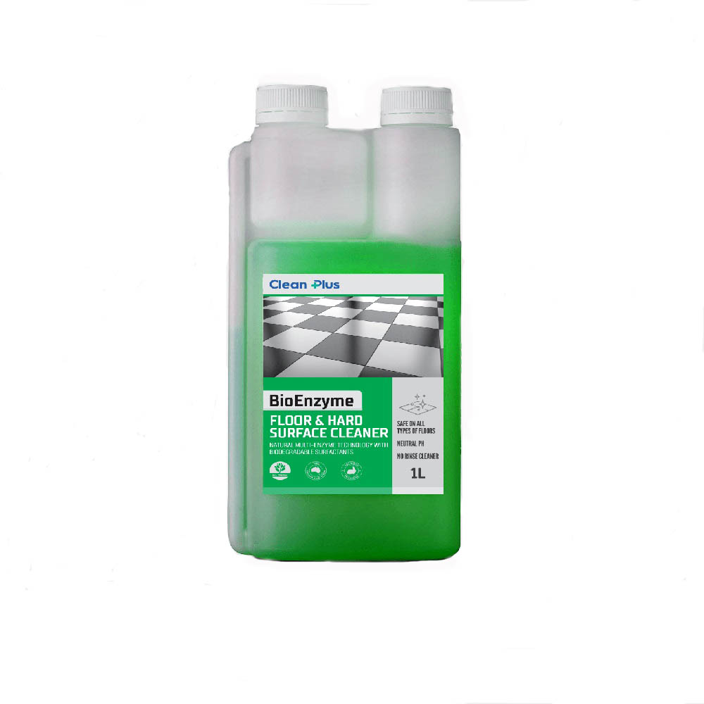 Image for CLEAN PLUS BIOENZYME FLOOR AND HARD SURFACE CLEANER 1 LITRE from PaperChase Office National