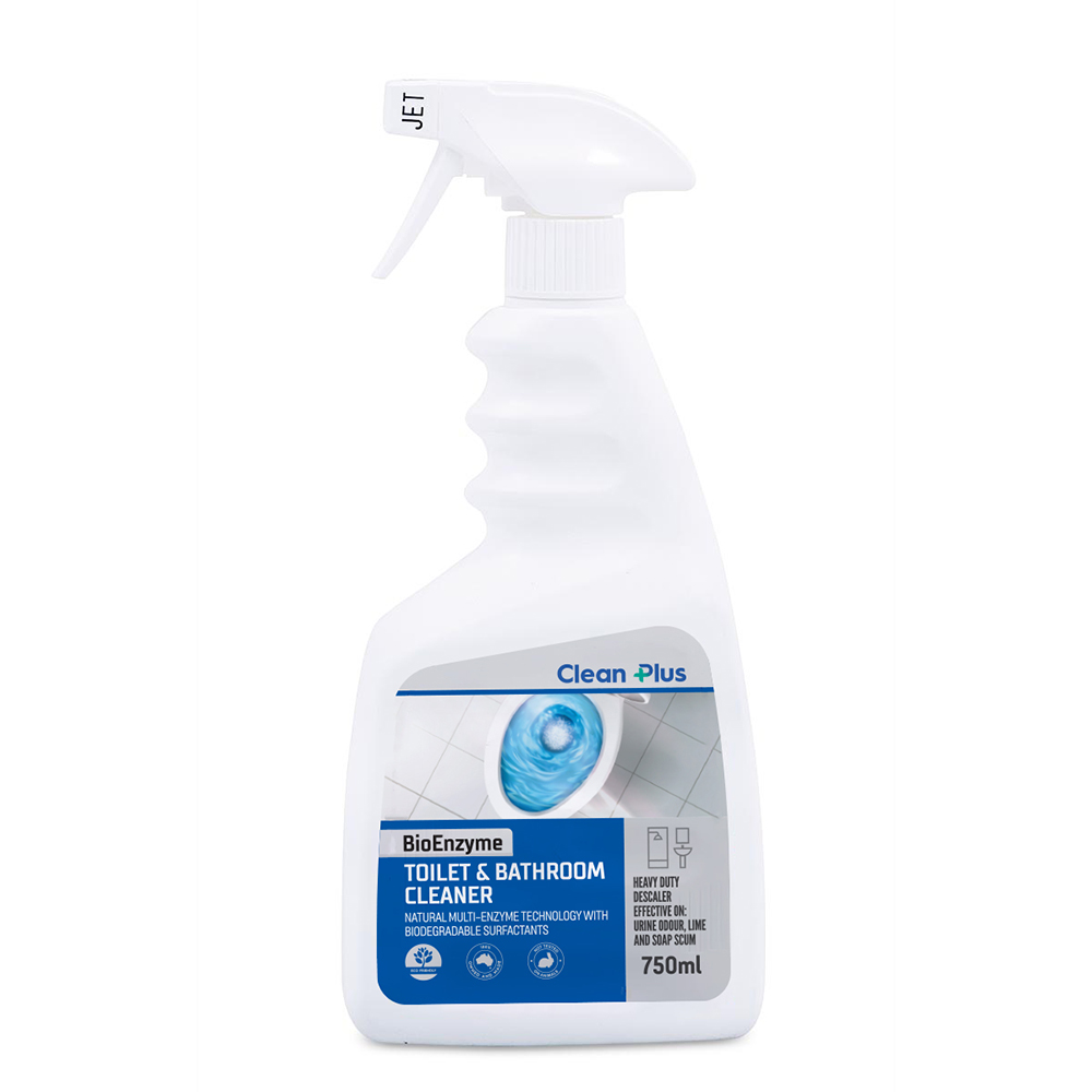 Image for CLEAN PLUS BIOENZYME TOILET BATHROOM CLEANER 750ML from Emerald Office Supplies Office National