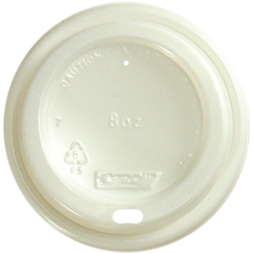 Image for CAPRI COOLWAVE CUP LID 8OZ WHITE PACK 100 from Connelly's Office National