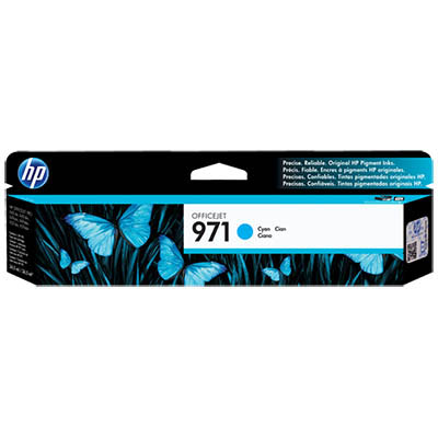 Image for HP CN622AA 971 INK CARTRIDGE CYAN from Our Town & Country Office National