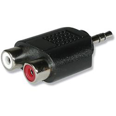 Image for COMSOL AUDIO ADAPTER 3.5MM STEREO MALE TO 2 X RCA FEMALE from Emerald Office Supplies Office National