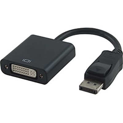 Image for COMSOL DISPLAYPORT ADAPTER MALE TO SINGLE LINK DVI-D FEMALE 200MM BLACK from Office National Sydney Stationery