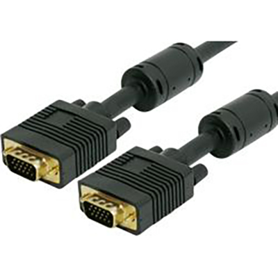 Image for COMSOL VGA MONITOR CABLE 15 PIN MALE TO 15 PIN MALE 10M BLACK from Office National