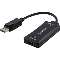 comsol displayport adapter hdmi female to male 200mm black