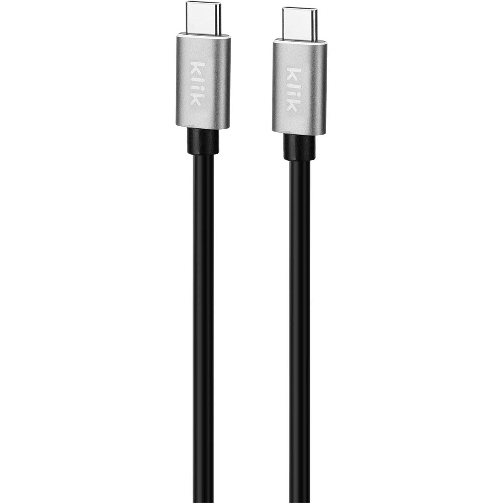 Image for KLIK USB TYPE-C MALE TO USB TYPE-C MALE USB2.0 5A CABLE 3000MM from Chris Humphrey Office National