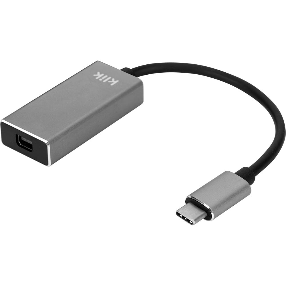 Image for KLIK USB TYPE-C MALE TO MINI DISPLAYPORT FEMALE ADAPTER from Emerald Office Supplies Office National