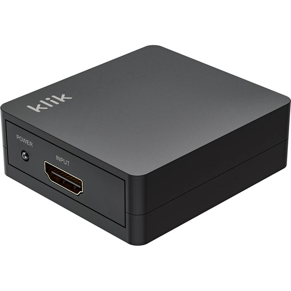 Image for KLIK 2 PORT HDMI SPLITTER BLACK from Paul John Office National