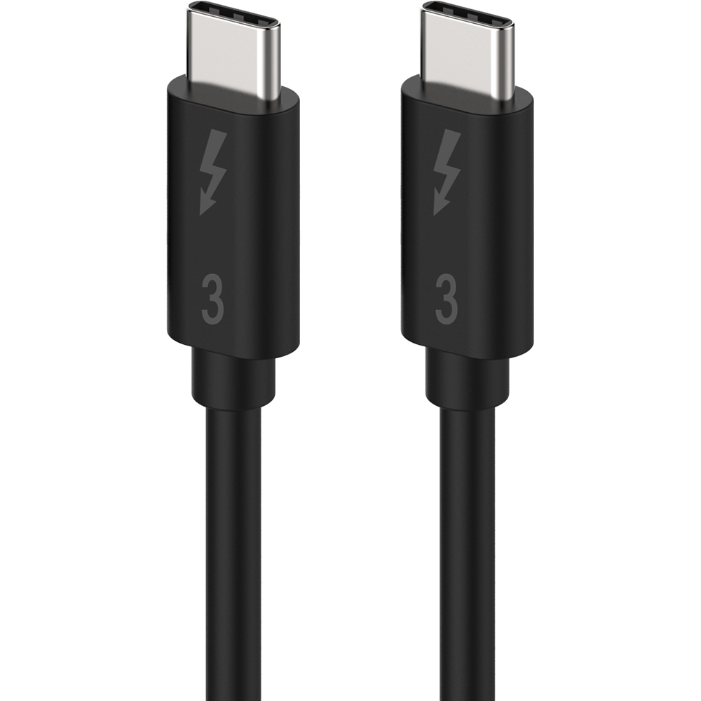 Image for KLIK THUNDERBOLT 3 USB-C TO USB-C CABLE 1M BLACK from Chris Humphrey Office National