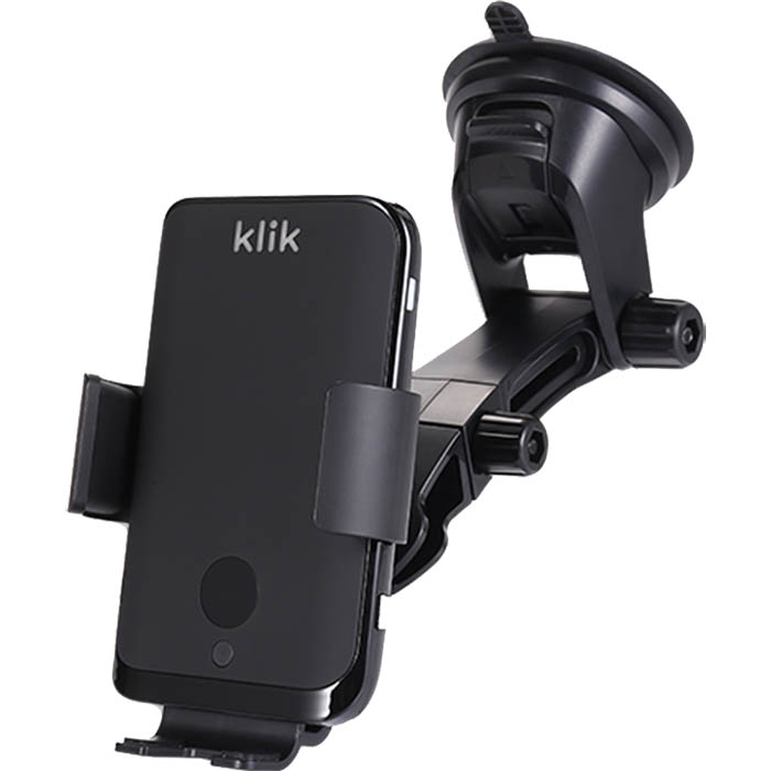 Image for KLIK QI WIRELESS AUTO SENSING CAR CHARGER BLACK from Two Bays Office National