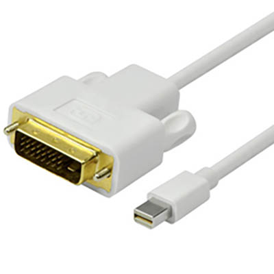 Image for COMSOL MINI DISPLAYPORT MALE TO DVI-D SINGLE LINK MALE CABLE 1M from Office National