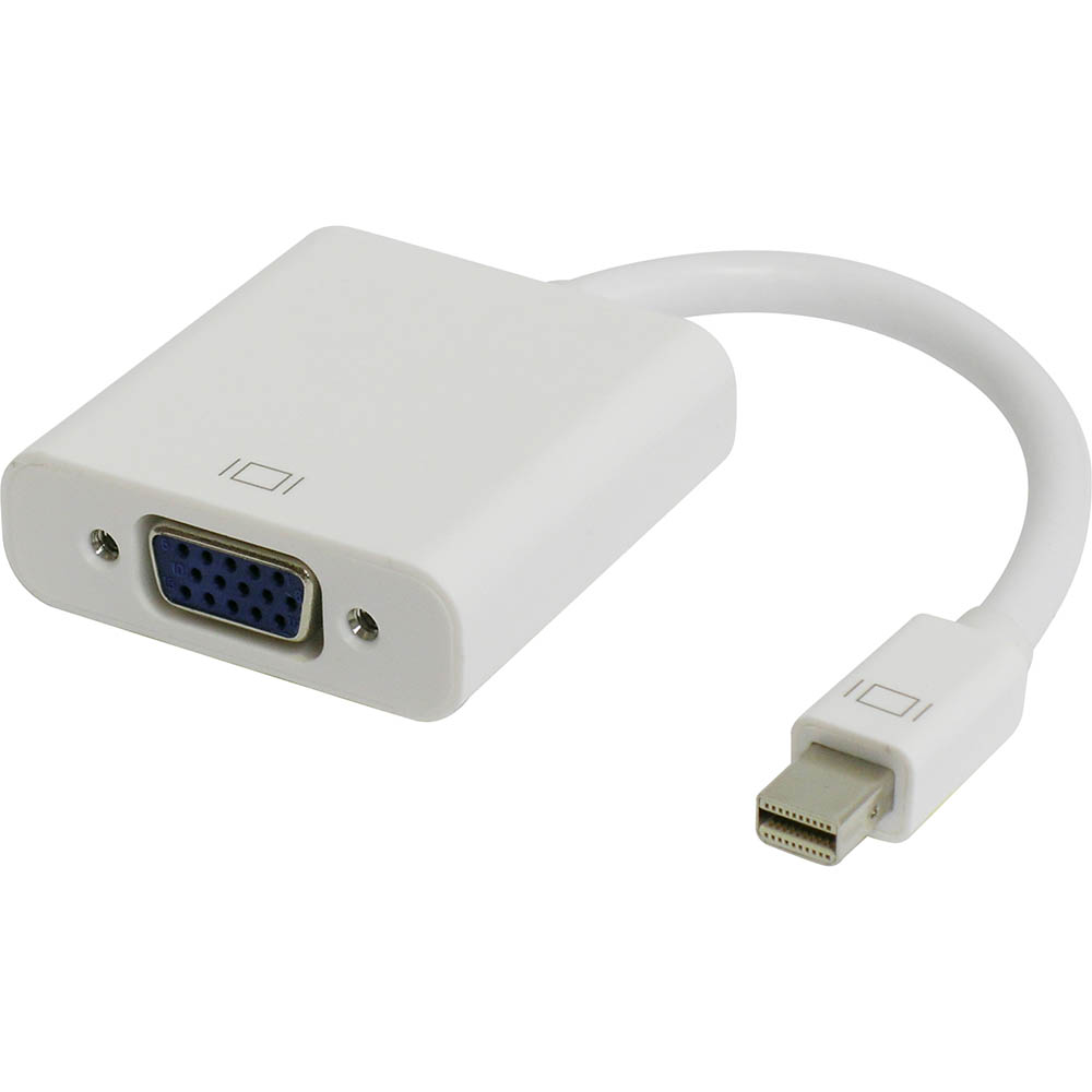 Image for COMSOL MINI DISPLAYPORT MALE TO VGA FEMALE ADAPTER 200MM from Two Bays Office National