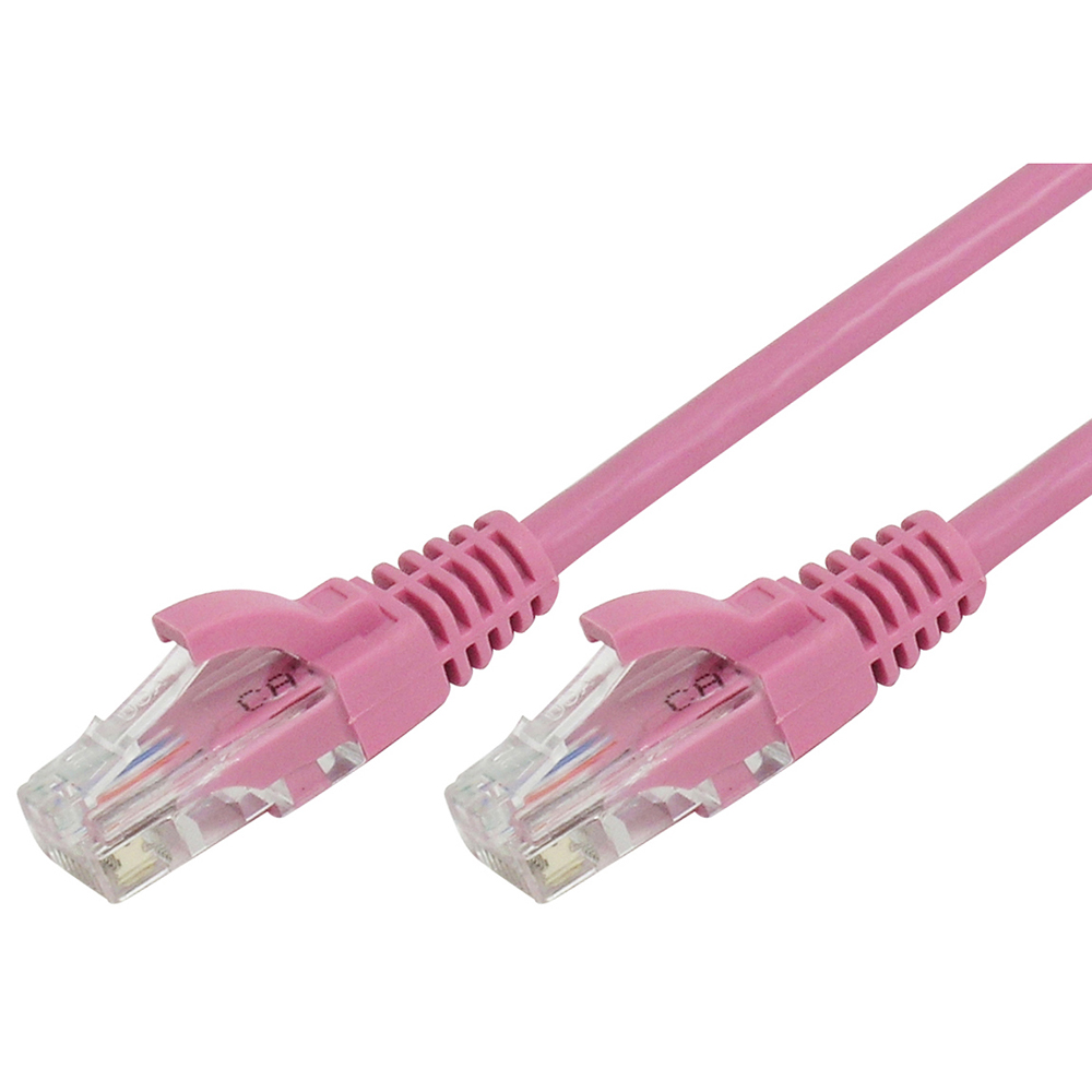 Image for COMSOL RJ45 PATCH CABLE CAT6 5M PINK from Surry Office National