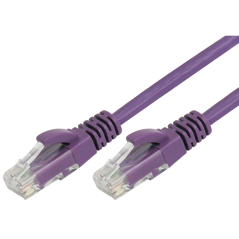 Image for COMSOL RJ45 PATCH CABLE CAT6 10M PURPLE from Surry Office National