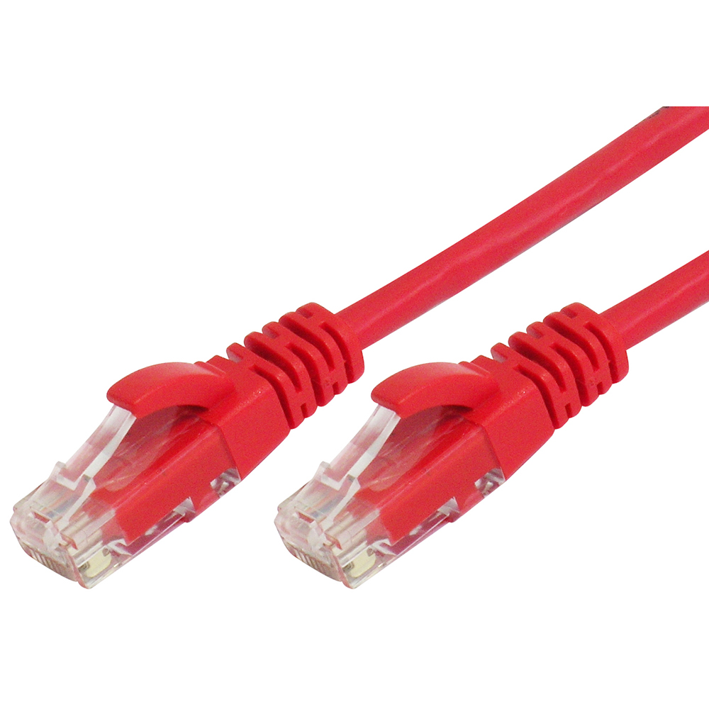 Image for COMSOL RJ45 CROSSOVER CABLE CAT6 1M RED from Surry Office National