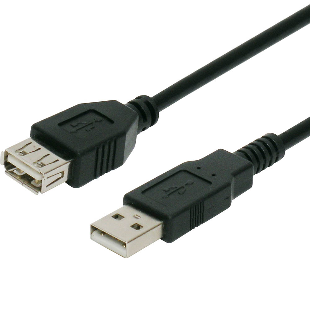Image for COMSOL USB EXTENSION CABLE 2.0 A MALE TO A FEMALE 1M from PaperChase Office National