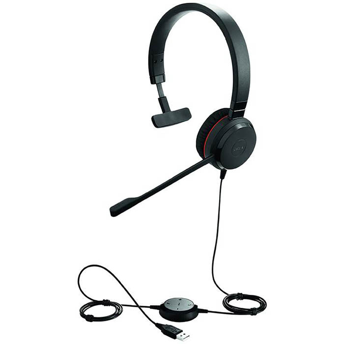 Image for JABRA EVOLVE 20 MONO CORDED HEADSET from Axsel Office National