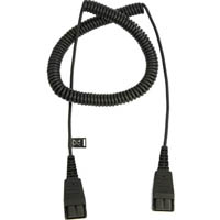jabra quick disconnect curly headset extension cord 2 metre