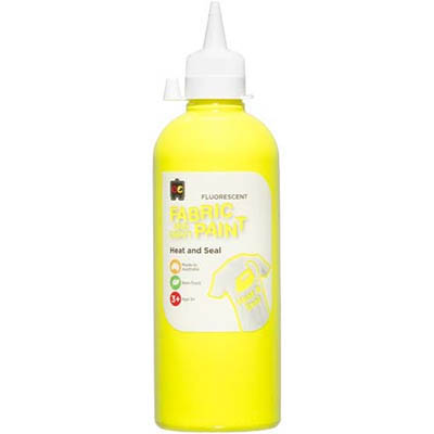Image for EDUCATIONAL COLOURS FLUORESCENT CRAFT PAINT 500ML YELLOW from Officebarn Office National
