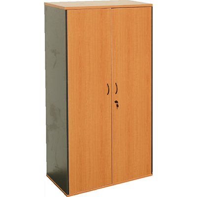 Image for RAPID WORKER CUPBOARD LOCKABLE 1800 X 900 X 450MM BEECH/IRONSTONE from Office National Perth CBD