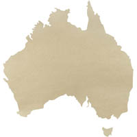 zart cardboard australia map large pack 10