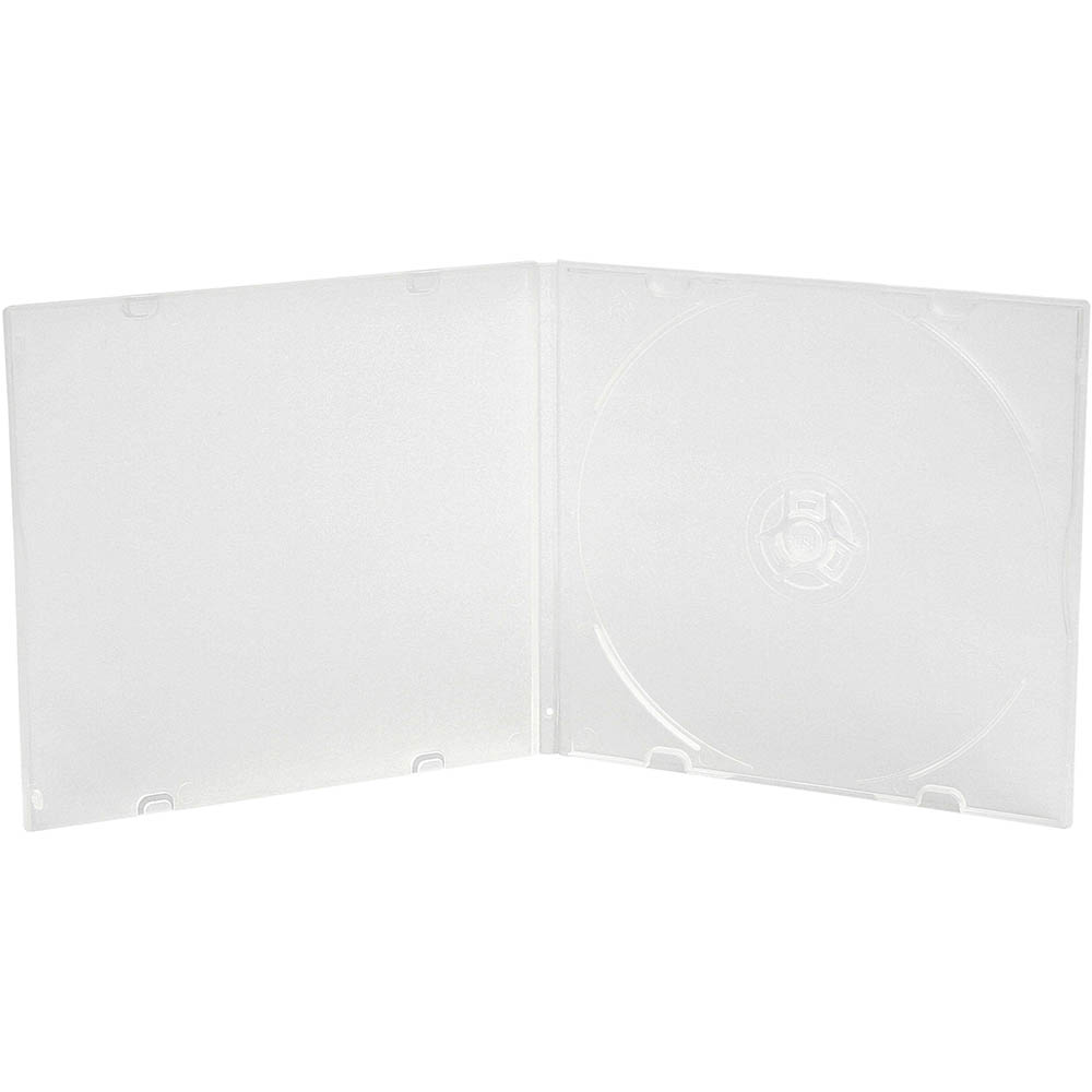 Image for CUMBERLAND JEWEL CASE SLIMLINE CD/DVD PP CLEAR PACK 5 from Two Bays Office National