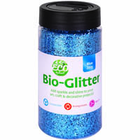 zart eco bio glitter 200g blue