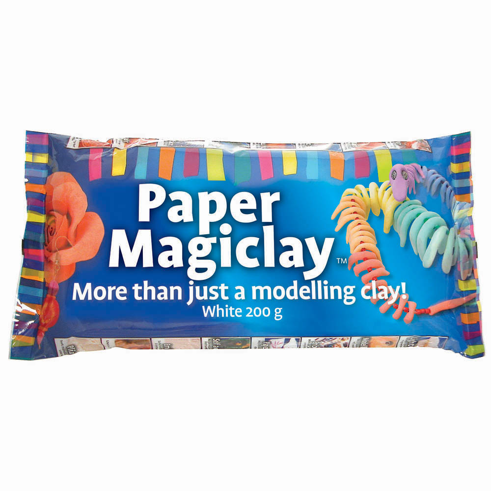 Image for PAPER MAGICLAY® MODELLING COMPOUND 200G WHITE from Ezi Office National Tweed