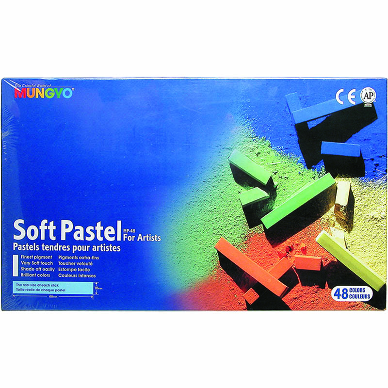 Image for MUNGYO SOFT PASTEL ASSORTED PACK 48 from Mackay Business Machines (MBM) Office National