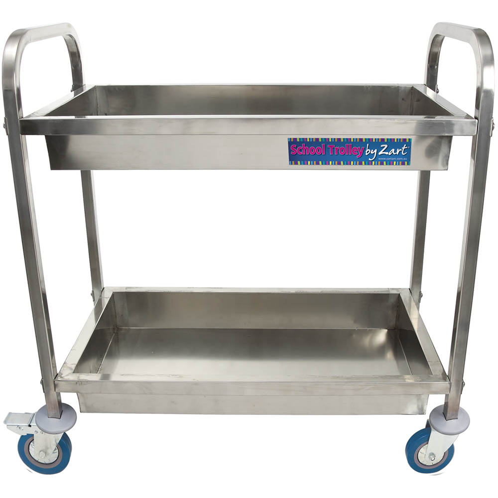 Image for ZART SCHOOL TROLLEY STAINLESS STEEL from Office National Perth CBD