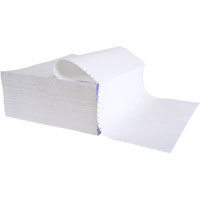 tudor computer listing/continuous paper 2-ply 50gsm 279 x 381mm plain white box 1000 sheets