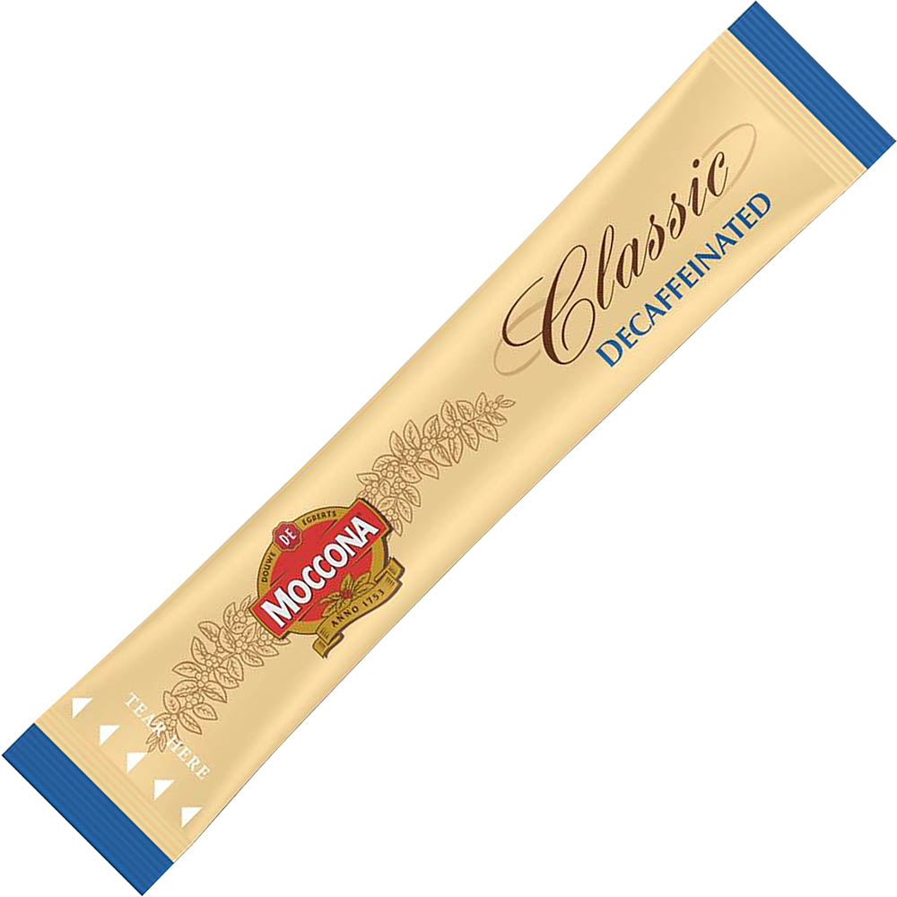 Image for MOCCONA CLASSIC DECAF INSTANT COFFEE SINGLE SERVE STICKS 1.7G BOX 500 from Office National Perth CBD