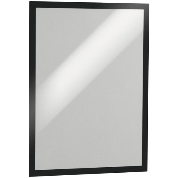 Image for DURABLE DURAFRAME SUN SIGN HOLDER A4 BLACK PACK 2 from Office National Caloundra Business Supplies