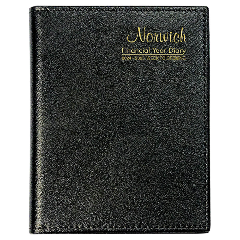 Image for CUMBERLAND 2024-2025 FINANCIAL YEAR POCKET DIARY WEEK TO VIEW 125 X 90MM BLACK from PaperChase Office National